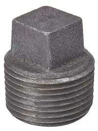 Mueller Streamline 521-803 Black Malleable Iron Plug 1/2 in