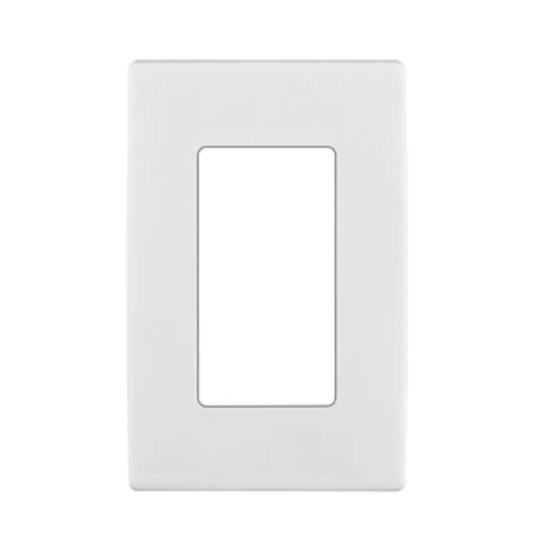 Leviton REWP1-WW Renu 1-Gang Screwless Snap-On Wallplate