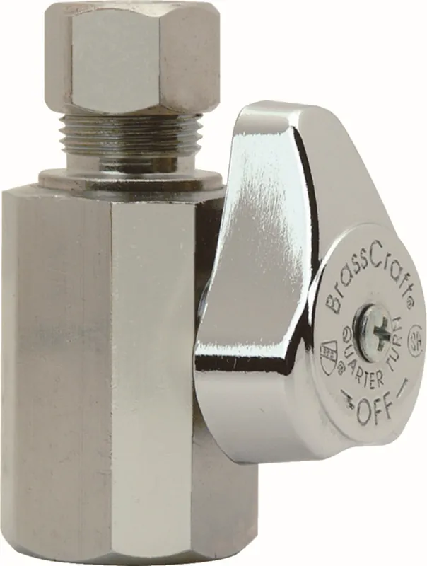 Brasscraft G2R12XC 1/2fipx3/8od str straight stop