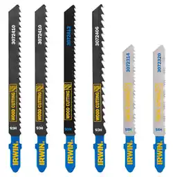 Irwin 25833963 T-shank Jig Saw Blade Set 6 Piece