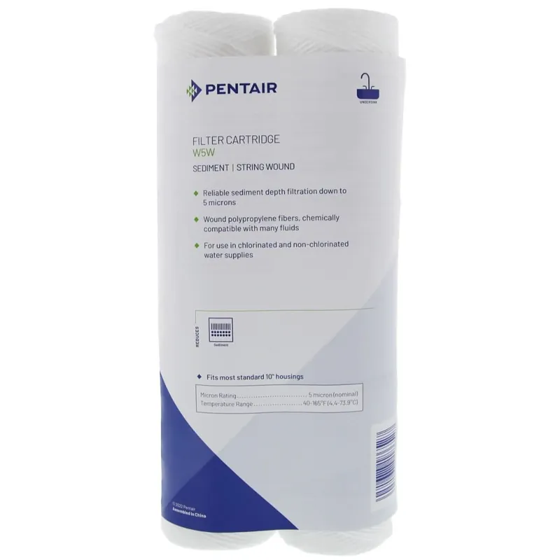 American Plumber W5W(WP-5) Whole House Sediment Filter Cartridge (2-Pack)