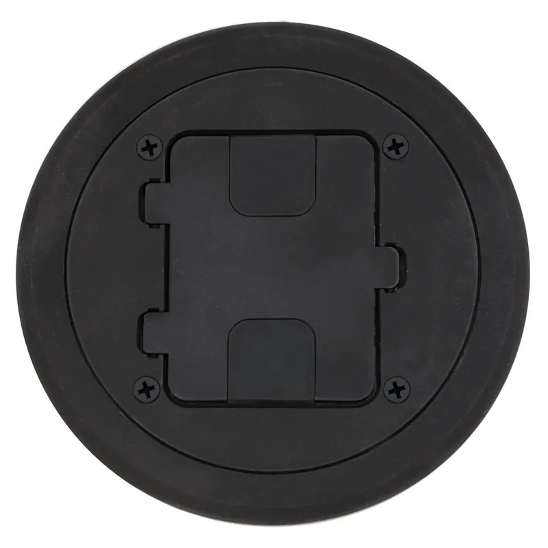 Hubbell RF406BK floor box door for RF400 non-metallic
