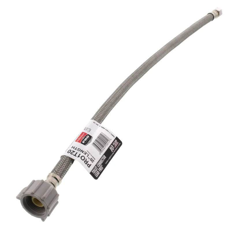 Fluidmaster pro1t20 Braided Ss Pro Toilet Connector 20 in