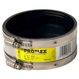Fernco 3001-44 Proflex Shielded Coupling 4 in Ci to Copper