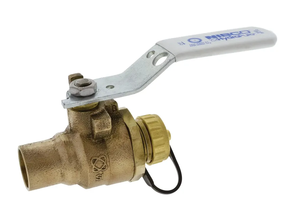 Nibco NJB838X6 S-585-66-LF-HC Ball Valve 1/2 X 3/4 IN