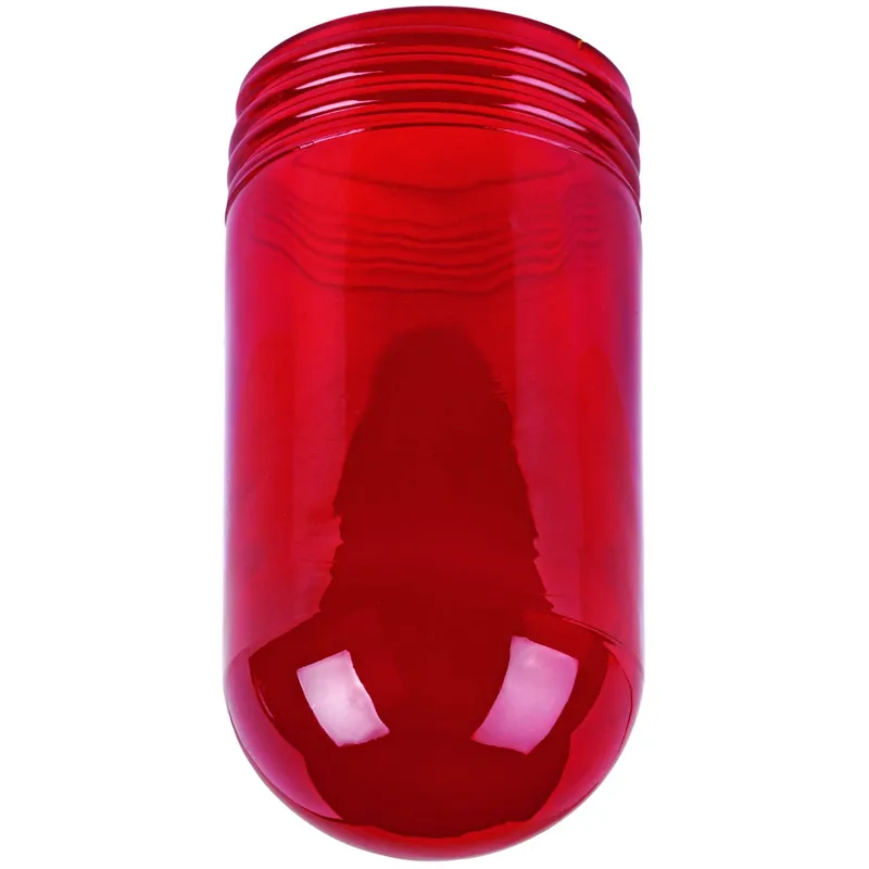 Hubbell VRG100 VSL Glass Globe, Ruby - for Incandescent 150W Max
