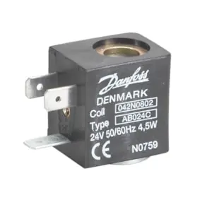 Danfoss 042n0802 Solenoid Coil 24V Ac Din Spade