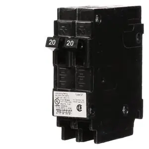 Eaton siemens-q2020nc Tandem Circuit Breaker 20A 120V