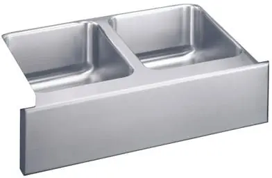 Elkay eluhf332010 Apron Front Double Bowl Sink 33 Inch