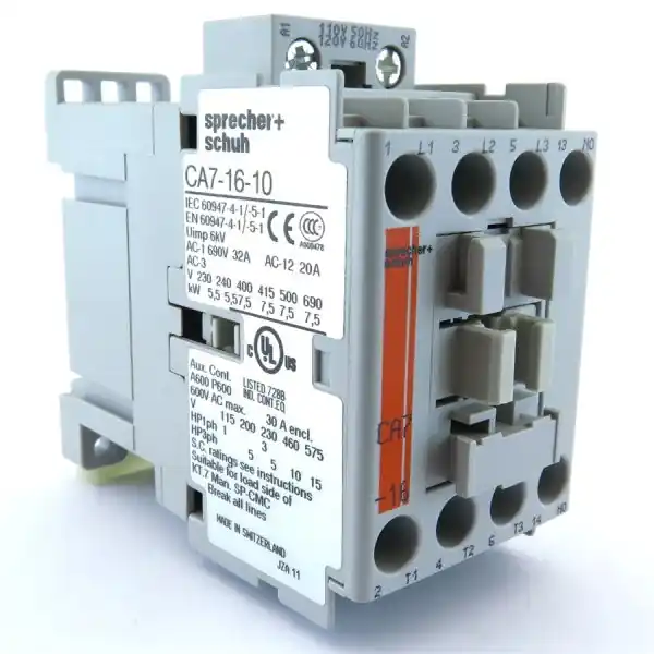 Sprecher + Schuh CA7-16-10-120 Contactor 16 AMP