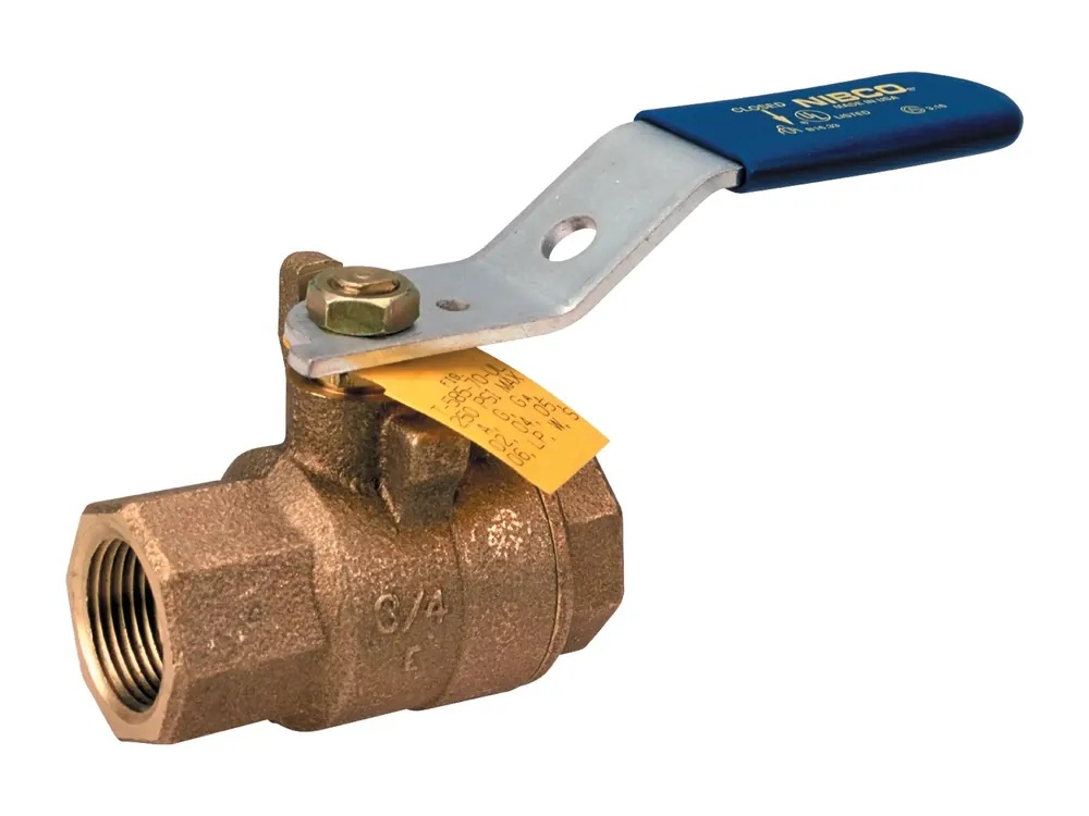 Nibco NL96026 T-585-70-UL Bronze Ball Valve 1/2 in.