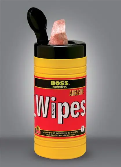 Boss Products 142865 Abrasive Cleaning Wipes 80 Count
