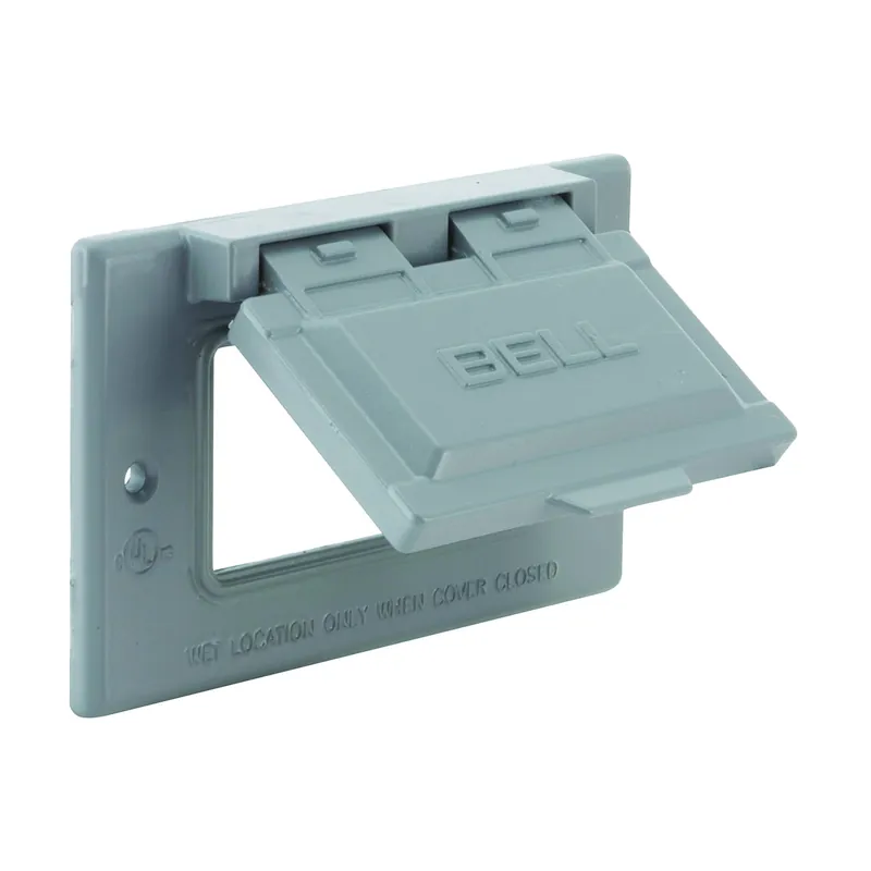 Hubbell 5101-0 Raco Single Gang Weatherproof Cover Horizontal GFCI