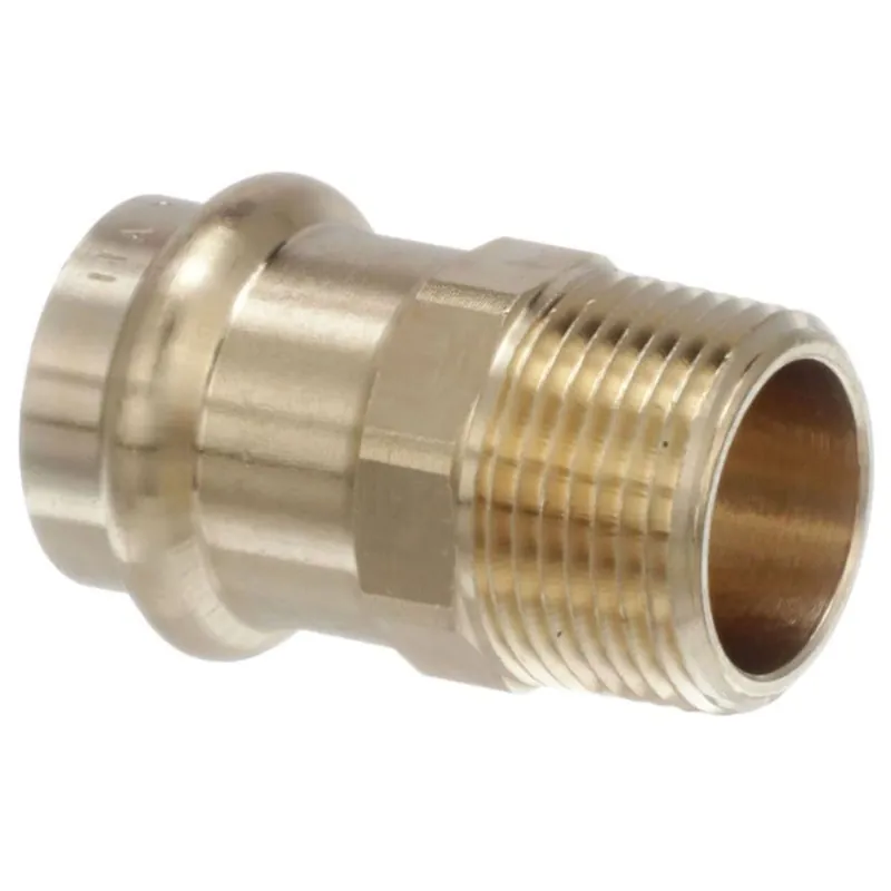 Viega 79215 Propress Male Adapter 1/2 Inch Zero Lead Bronze