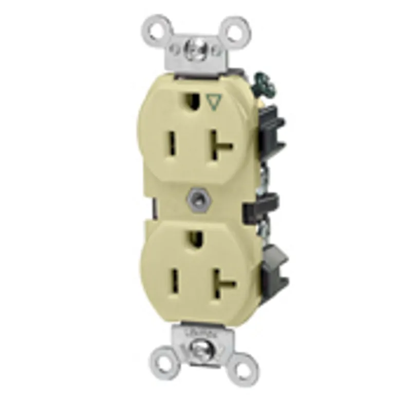 Leviton 5362-IGI Receptacle Dx Bl Str 125VAC 20A 1 hp