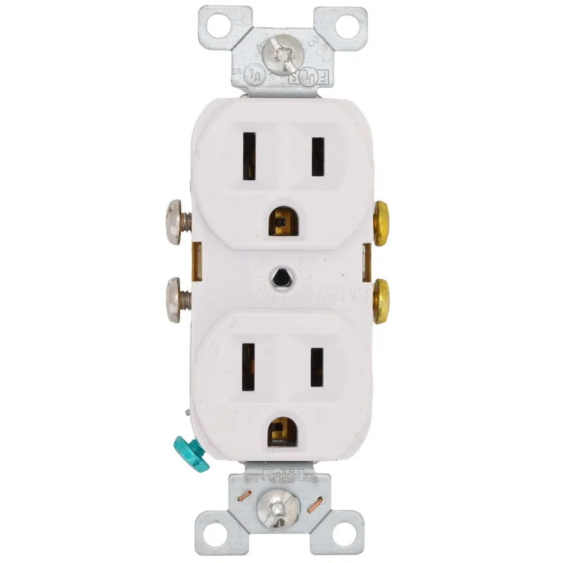 Diversitech 625-cr15w Duplex Receptacle 15A 125V White