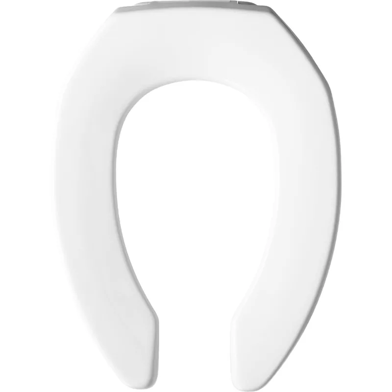 Bemis 2155ssctwh elongated plastic toilet seat