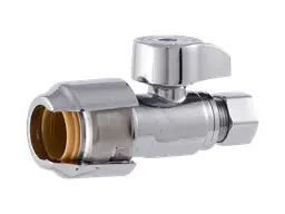 Sharkbite ur23037 Straight Stop Valve 1/2 X 3/8 Compression