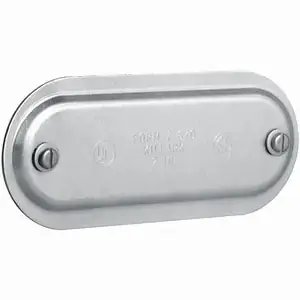 Hubbell 170SA 1/2 inches Stamp Aluminum Duraloy 7 Conduit Cover