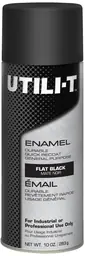 Diversitech 799-002v Flat Black Enamel Spray Paint 10 Oz