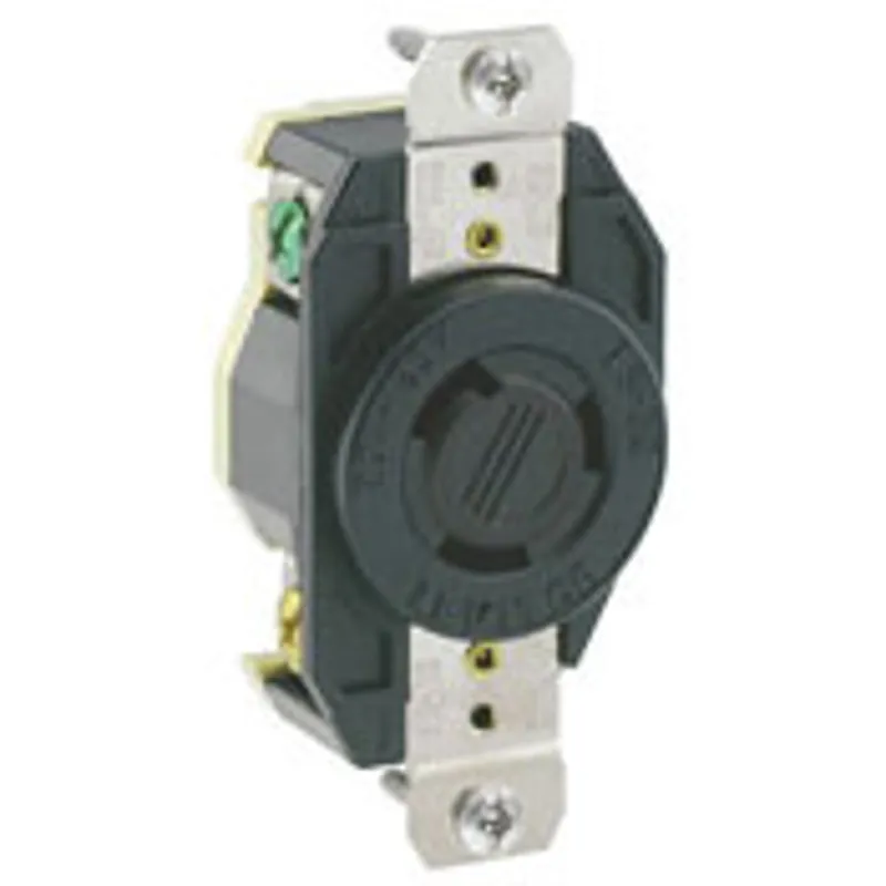 Leviton 2710-B Flush Mounting Locking Receptacle 30-Amp 125/250 Volt