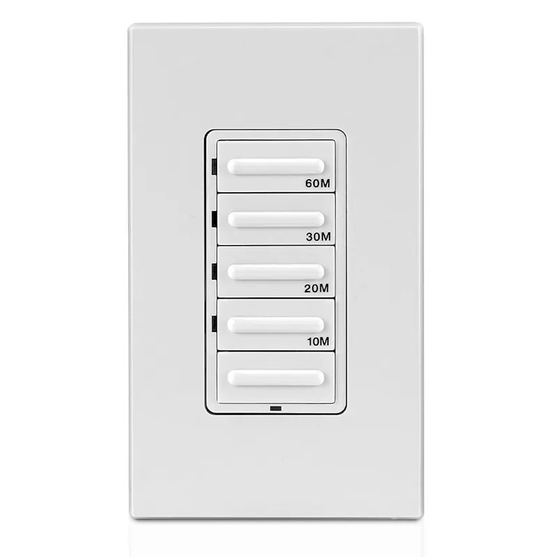 Leviton LTB60-1LZ Decora 5 Button Timer 60 min