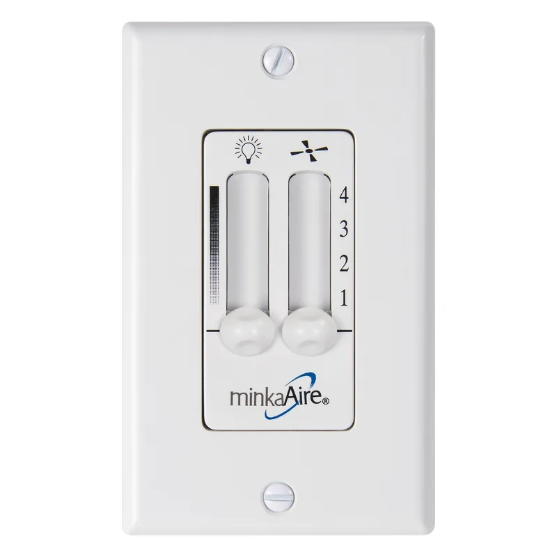 Minka Group WC106WH Wall Mount Fan Control
