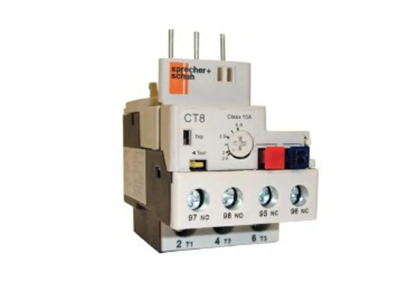 Sprecher + Schuh CT8-B40 CT8 4 Amp Overload Relay