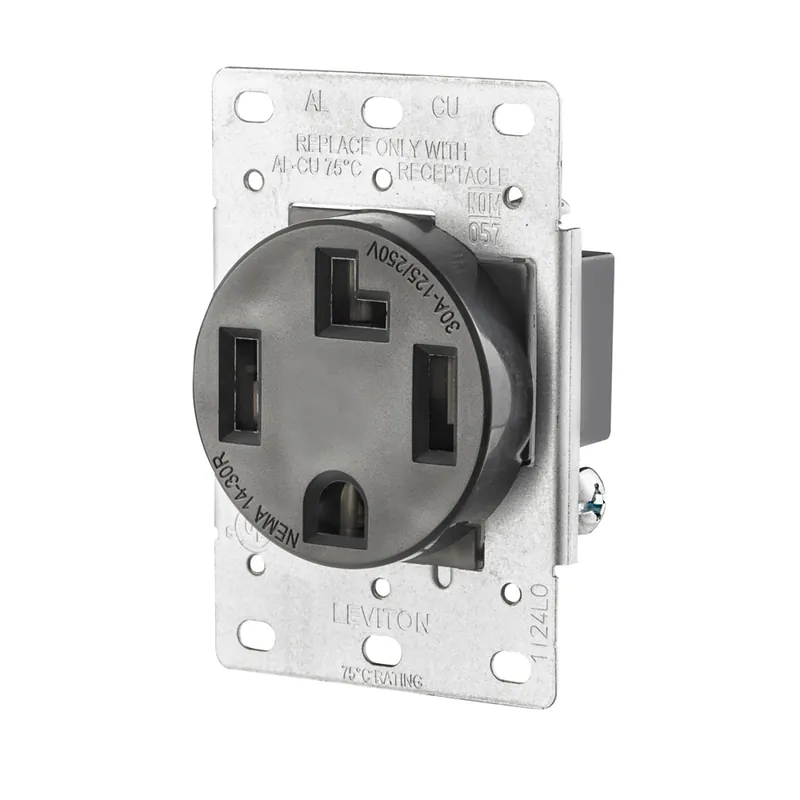 Leviton 278-S00 Dryer Receptacle 30 Amp 125/250V