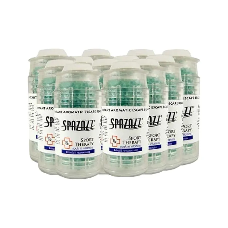 Spazazz spz-376cs Aromatic Beads Sport Therapy 0.5 Oz 12-pack