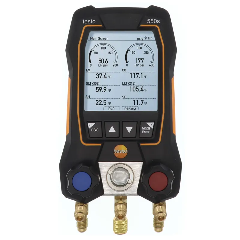 Testo 0564-5501-01 550s Manifold Smart Kit
