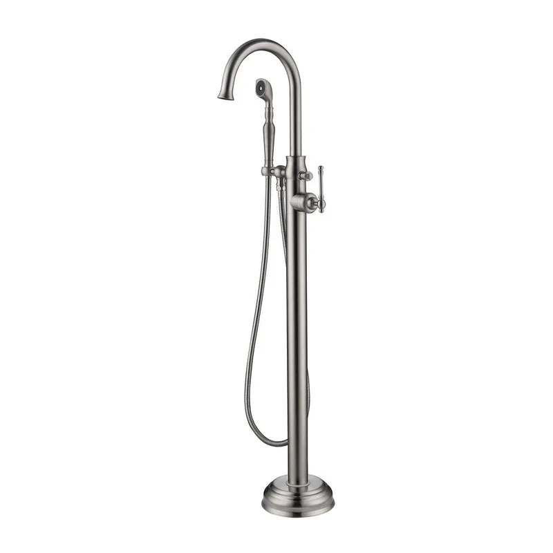 Barclay 7976-BN LeBaron Single-Handle Freestanding Tub Faucet with Hand Shower