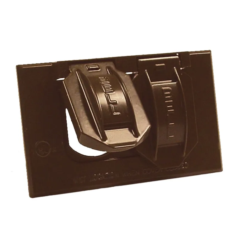 Hubbell 5180-2 Weatherproof Flip Cover (4-9/16 in L x 1 in W x 2-13/16 in D)