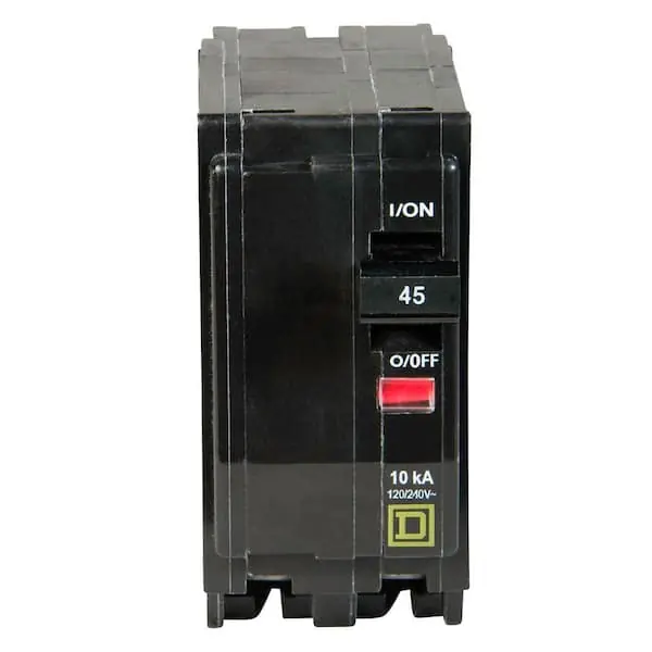 Schneider Electric Q245 Square D Qo 45-Amp Two-Pole Circuit Breaker
