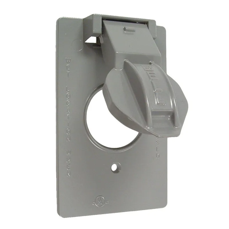 Hubbell 5155-0 Bell Weatherproof Flip Cover 1.406 in Dia