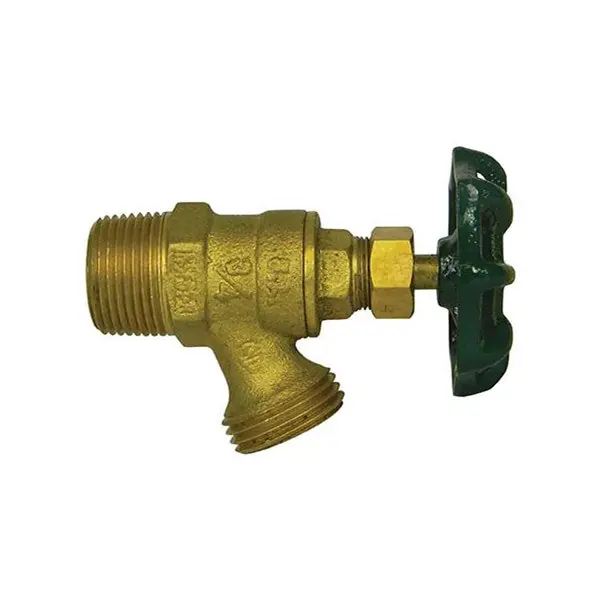 A Y Mcdonald Aym-72008 3/4 Boiler Drain Valve 125 Psi Brass