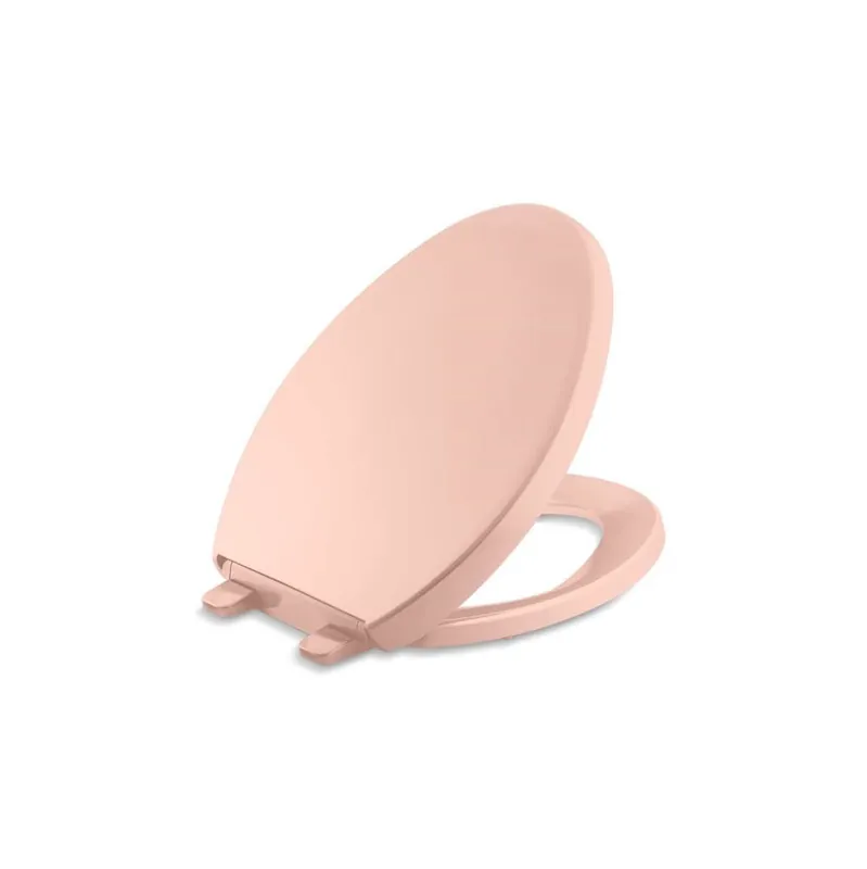 Kohler 4008-V10 Reveal Quiet Close Toilet Seat with Grip Tight Bumpers, Elongated