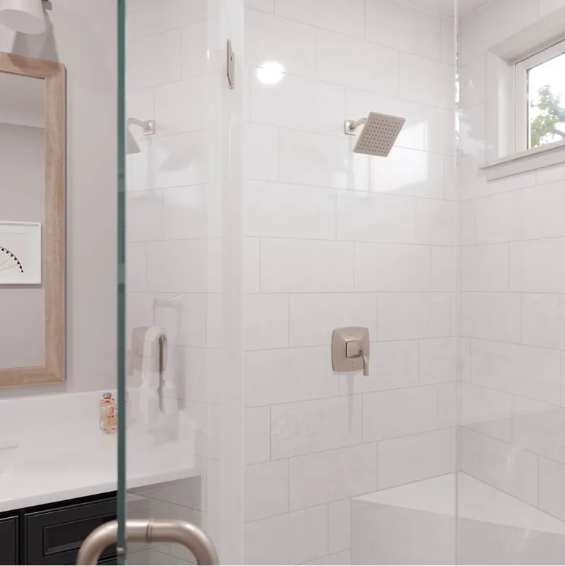 Pfister LG89-7HTBG Holliston Shower Only Trim Package with 1.75GPM Single Function Shower Head