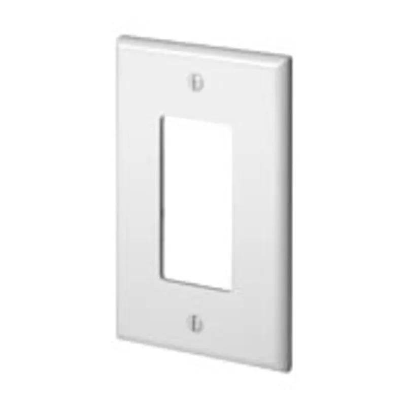 Leviton PJ26-GY 1-Gang Decora/GFCI Device Wallplate Midway Size