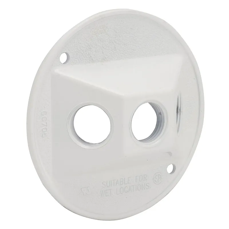 Hubbell 5197-1 Weatherproof Cluster Cover 4-1/8 in Dia