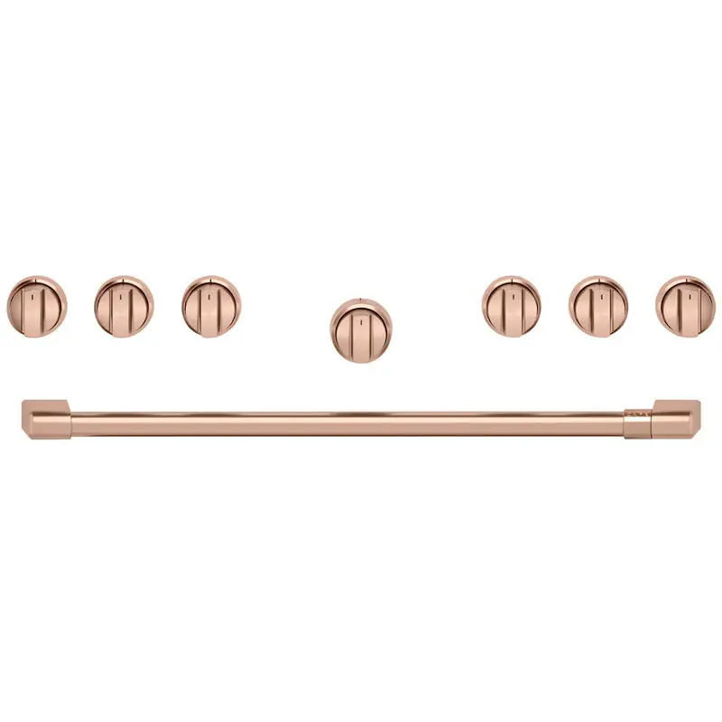 Ge Appliances cxpr6hkptcu café™ 36 inches Handle & Knob Set for Pro Range and Rangetop