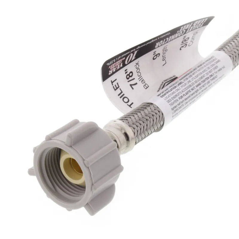 Fluidmaster pro1t09 Braided Ss Toilet Connector 9 in