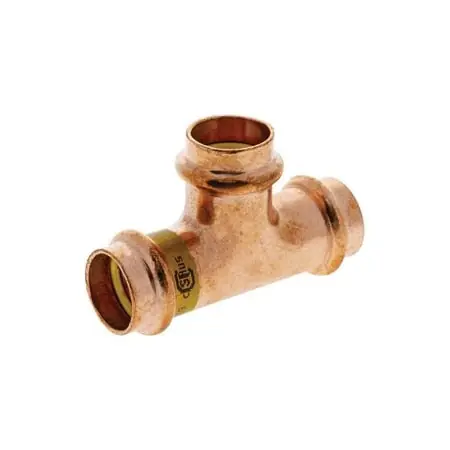 Nibco 9099555HPC Press System® Tee 1 x 1/2 in. Copper Press