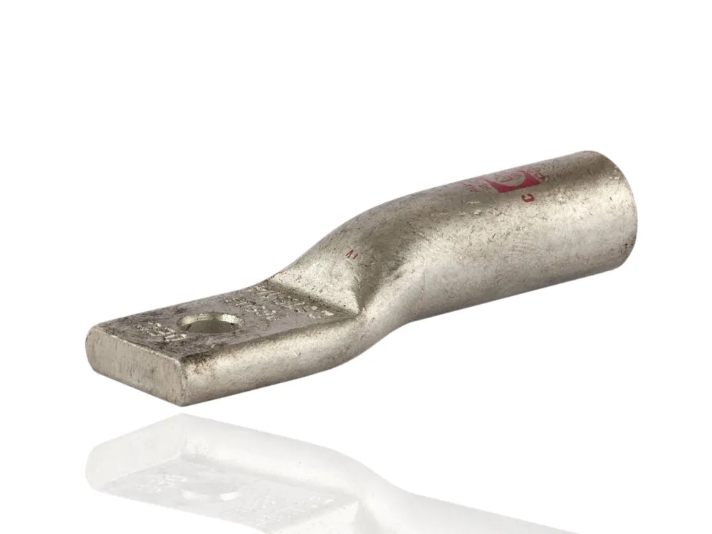 Nsi Industries AL2-14 Al Dual Rated Compression Aluminum Lug, One Hole, 2 Wire Size, 1/4 inches Stud Size