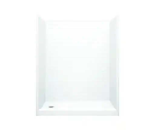 Aquatic 16030STTML-WH Everyday 1-Piece Shower Stall (31-1/4 in L x 60 in W x 76-1/4 in H)