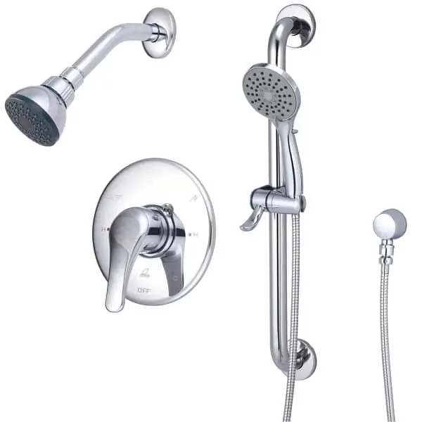 Pioneer TD-2302-ADA-BN Single Handle Tub and Shower Trim Set With Handheld