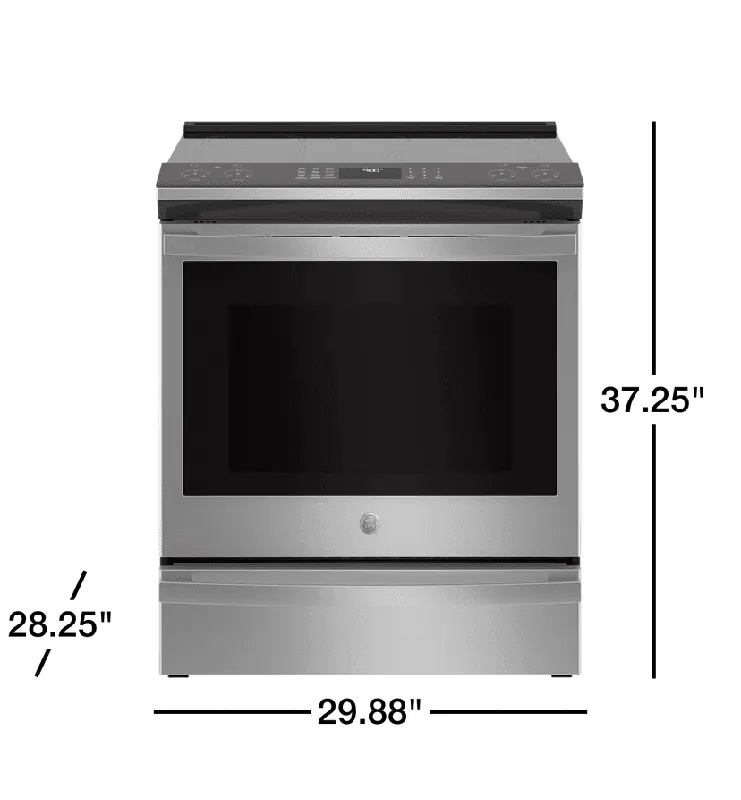 Ge Appliances PHS930YPFS Profile 30 inches 4 Element Smart Slide-In Induction Range