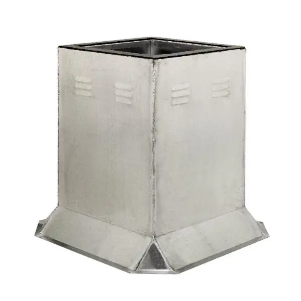 Fantech 47228 Ventilated Roof Curb Fixed Galvanized Steel
