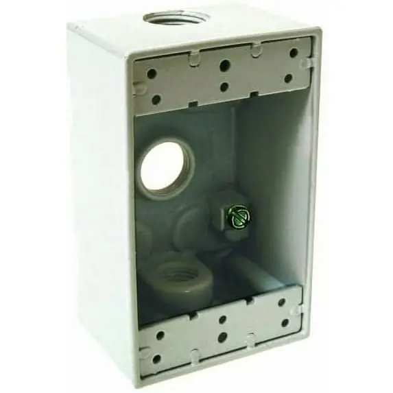 Hubbell 5320-1 Weatherproof Outlet Box 18.3 cu-in