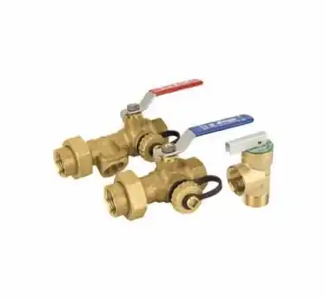 Jomar Valve jomar-810-524g 3-way Ball Valve 3/4 in Press Brass